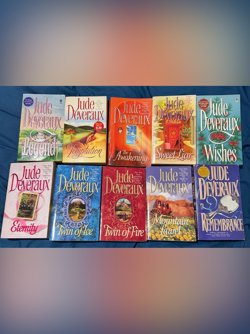 Jude Deveraux Paperback Romance Book Lot